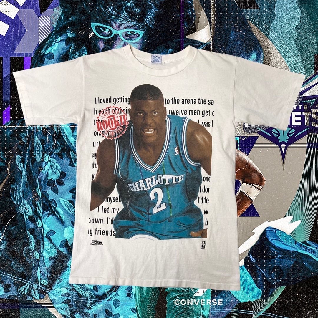 Vintage Los Angeles LA Lakers NBA Kobe Shaq Soft Blue Graphic T-Shirt Men’s  XL
